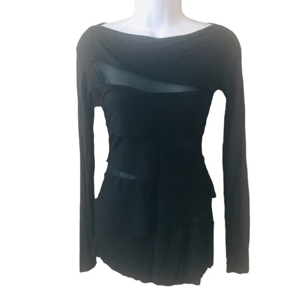 Sheer & Black Top